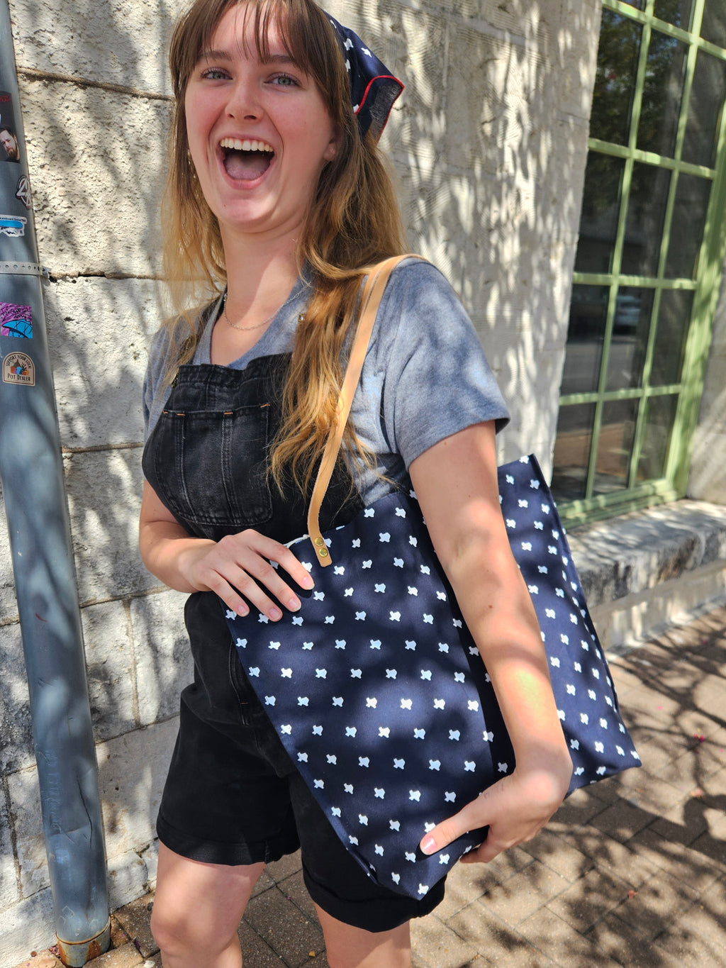Texas Print Tote Bag