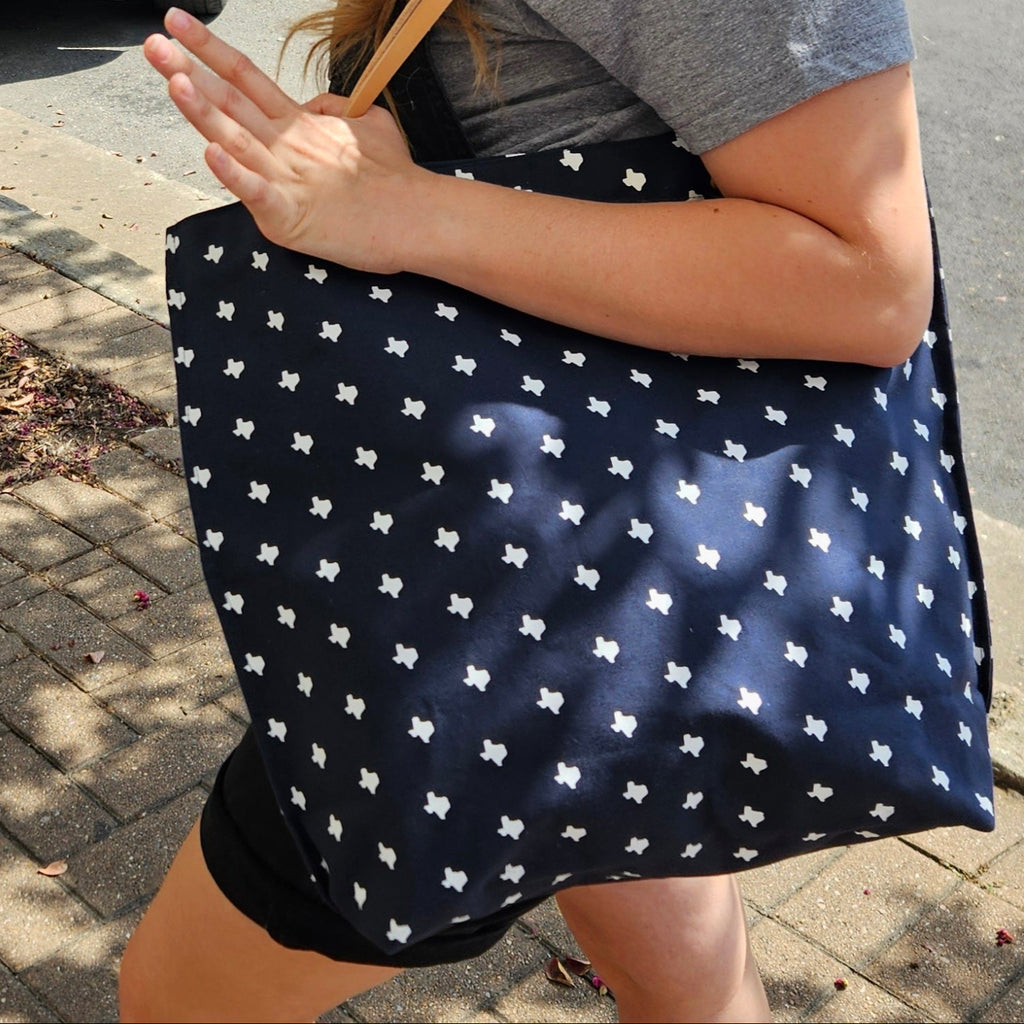 Texas Print Tote Bag