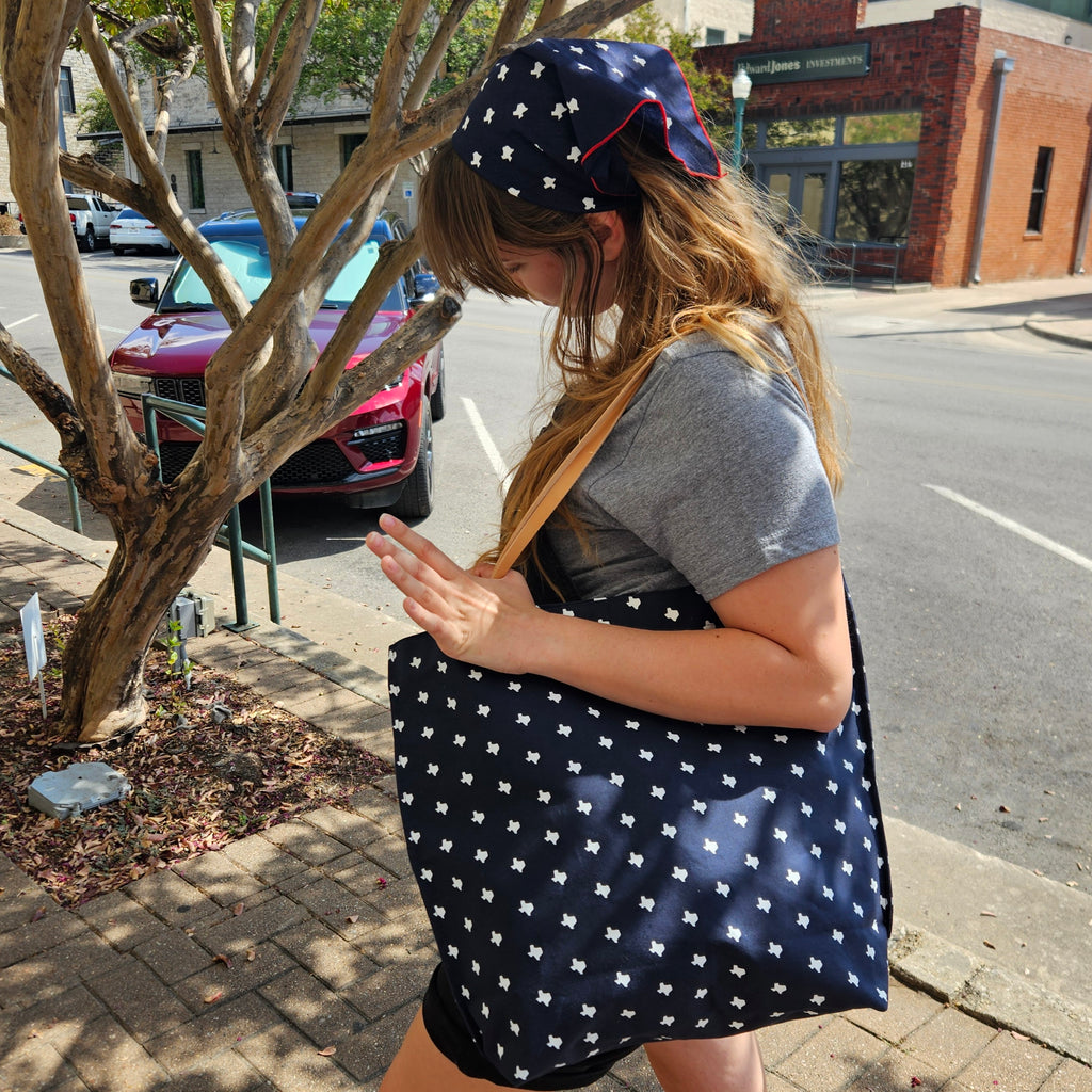 Texas Print Tote Bag