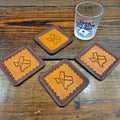 Leather Coasters