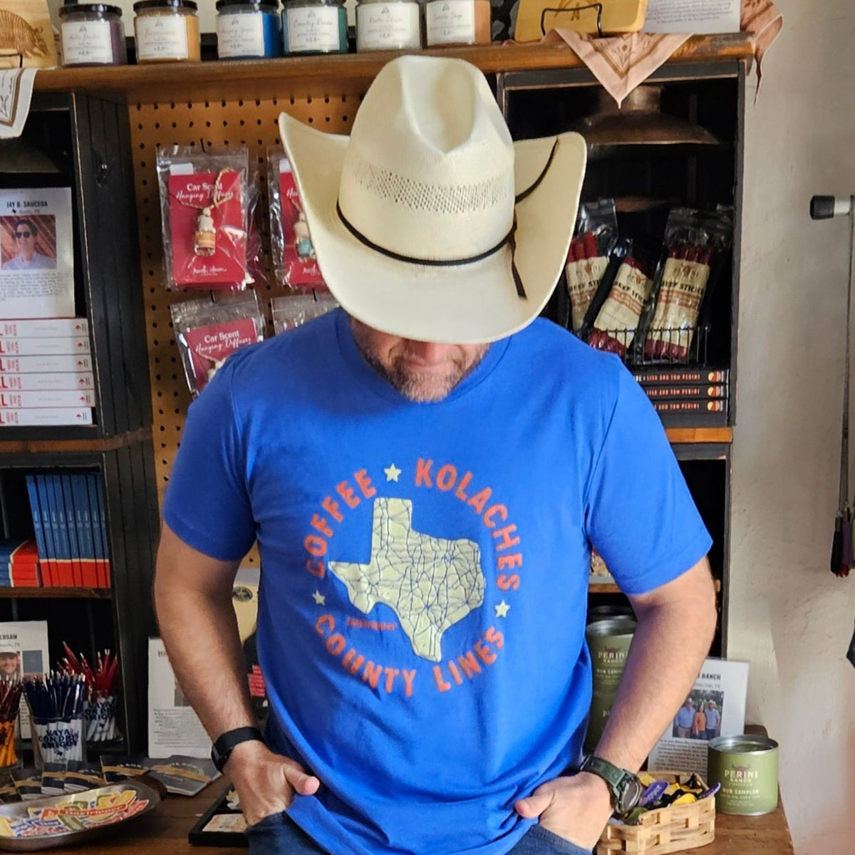 Coffee Kolaches County Lines T-Shirt