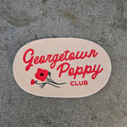 Georgetown Poppy Club Sticker