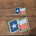 Wavy Texas Flag Sticker
