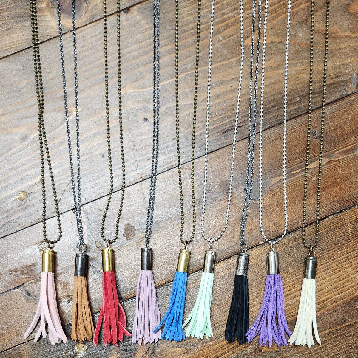 Bullet Tassel Necklace