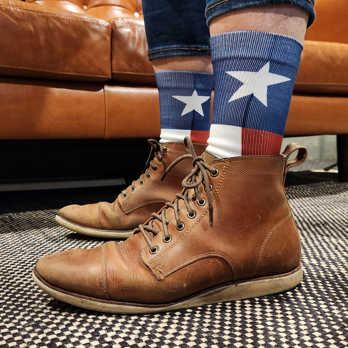 Daytripper Texas Flag Socks