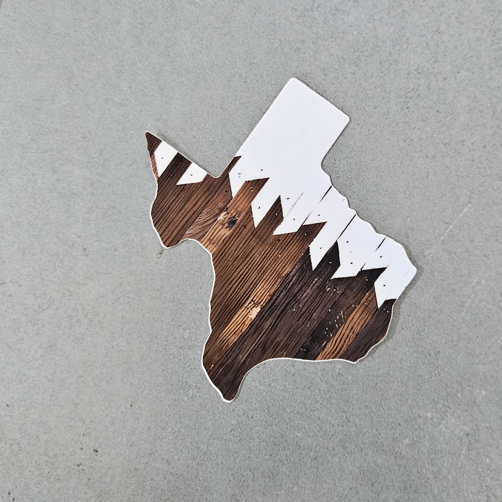 Texas Reclaimed Wood Stickers