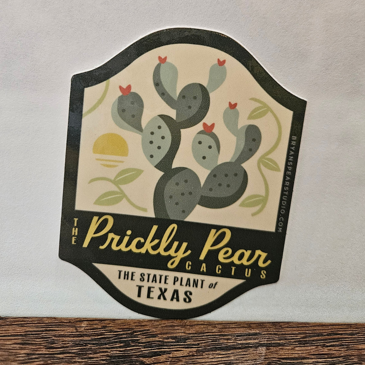 Prickly Pear Cactus Sticker
