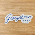 Georgetown Script Sticker