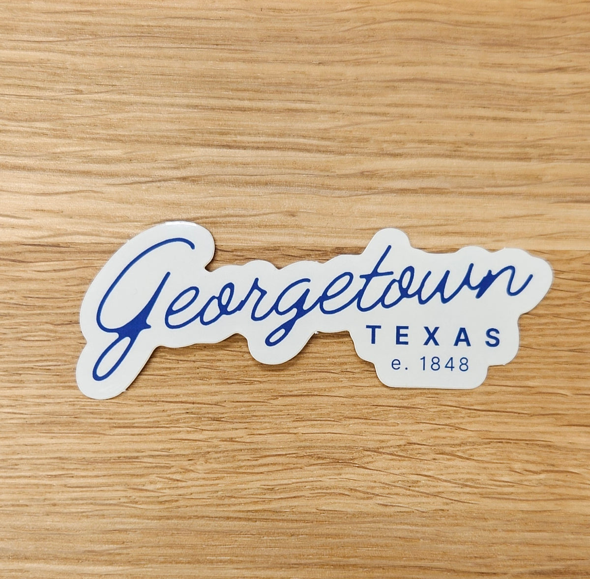 Georgetown Script Sticker