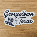 Georgetown TX Boots Sticker