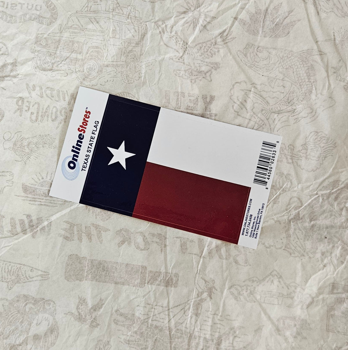 Texas Flag Decal