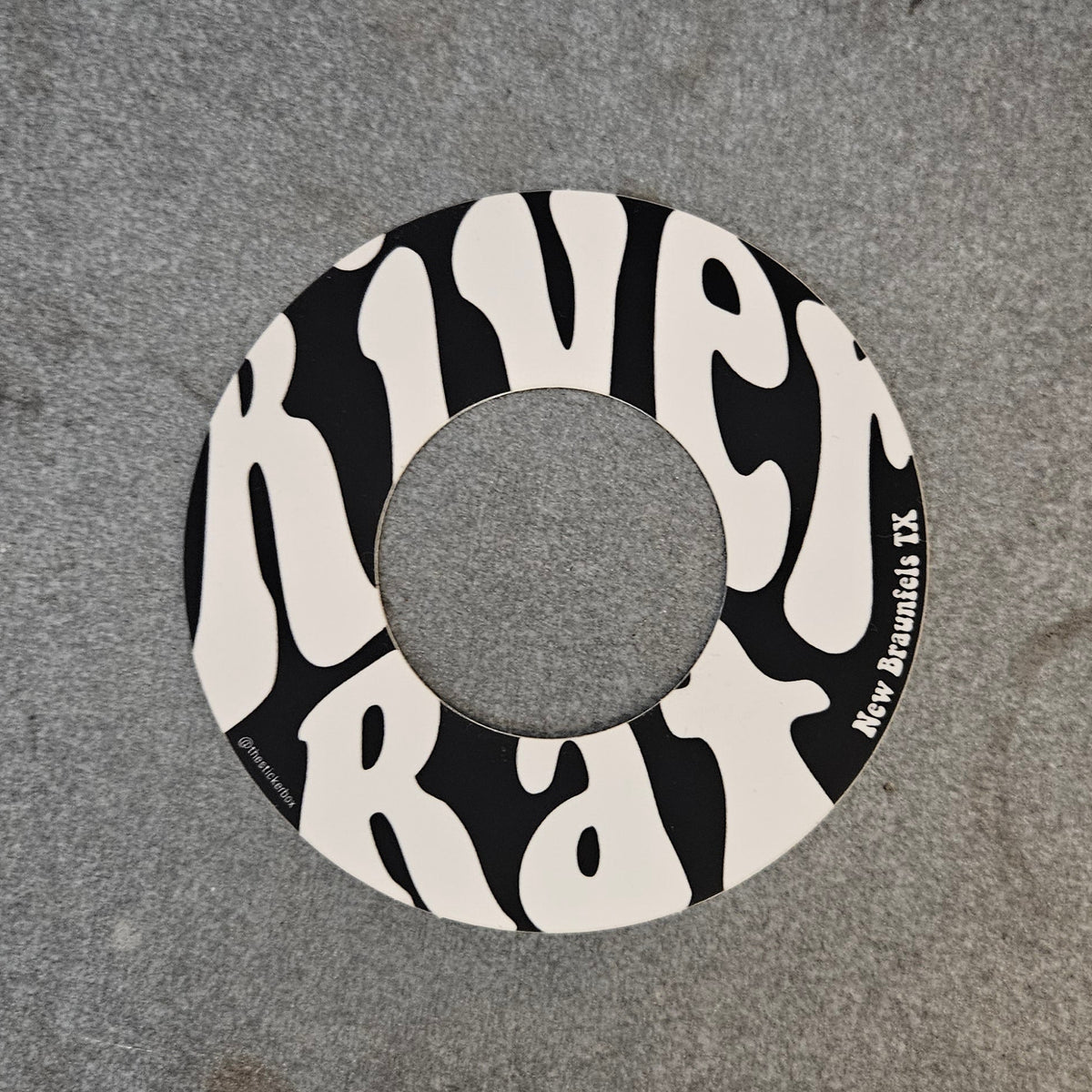 River Rat New Braunfels Sticker