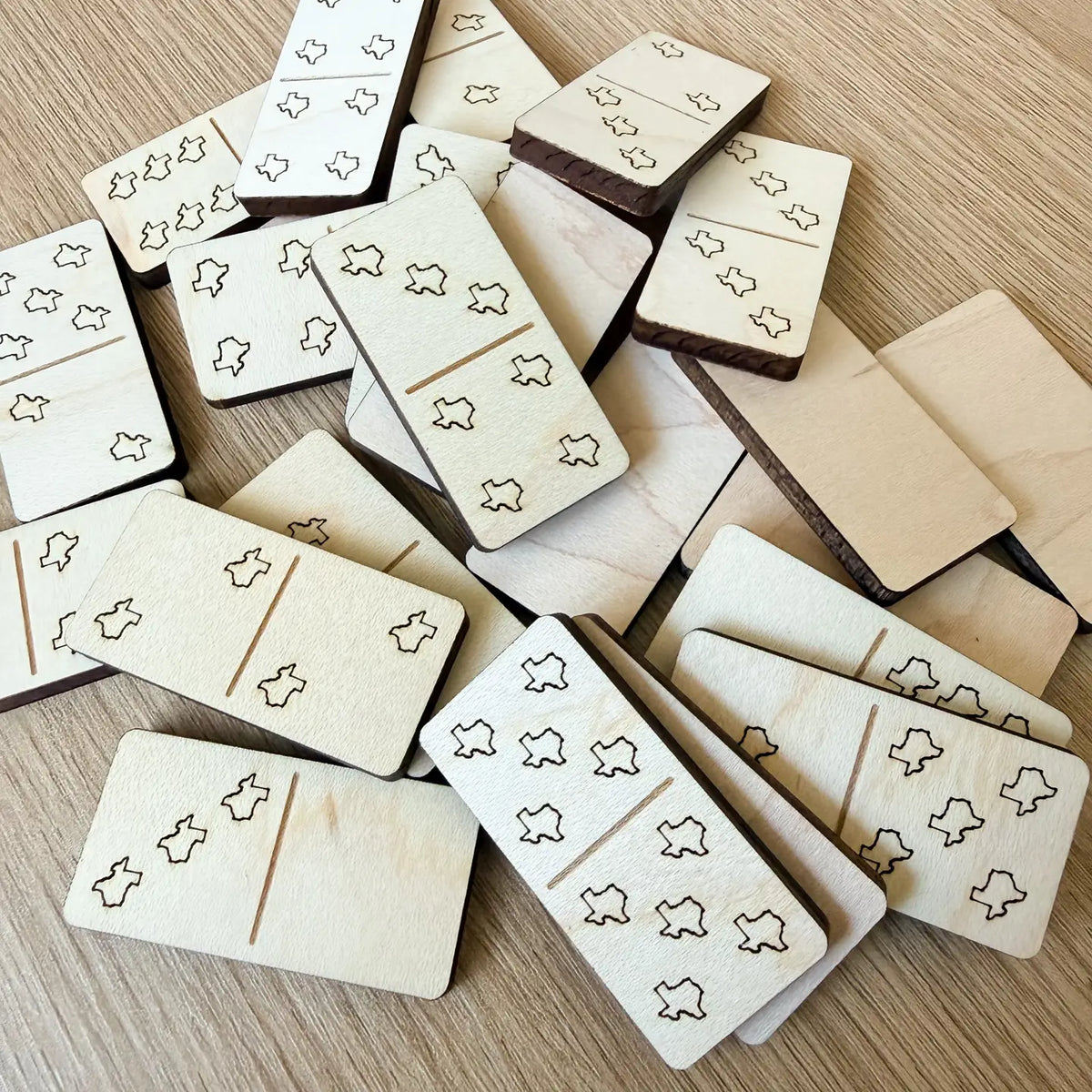 Wooden Texas Dominos