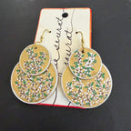 Cher(ish) Hand Painted Wooden Earrings