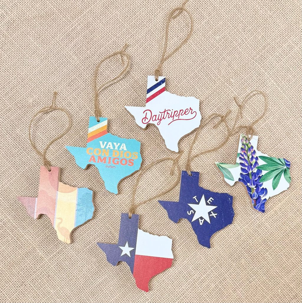 Texas Wood Ornaments