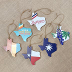 Texas Wood Ornaments