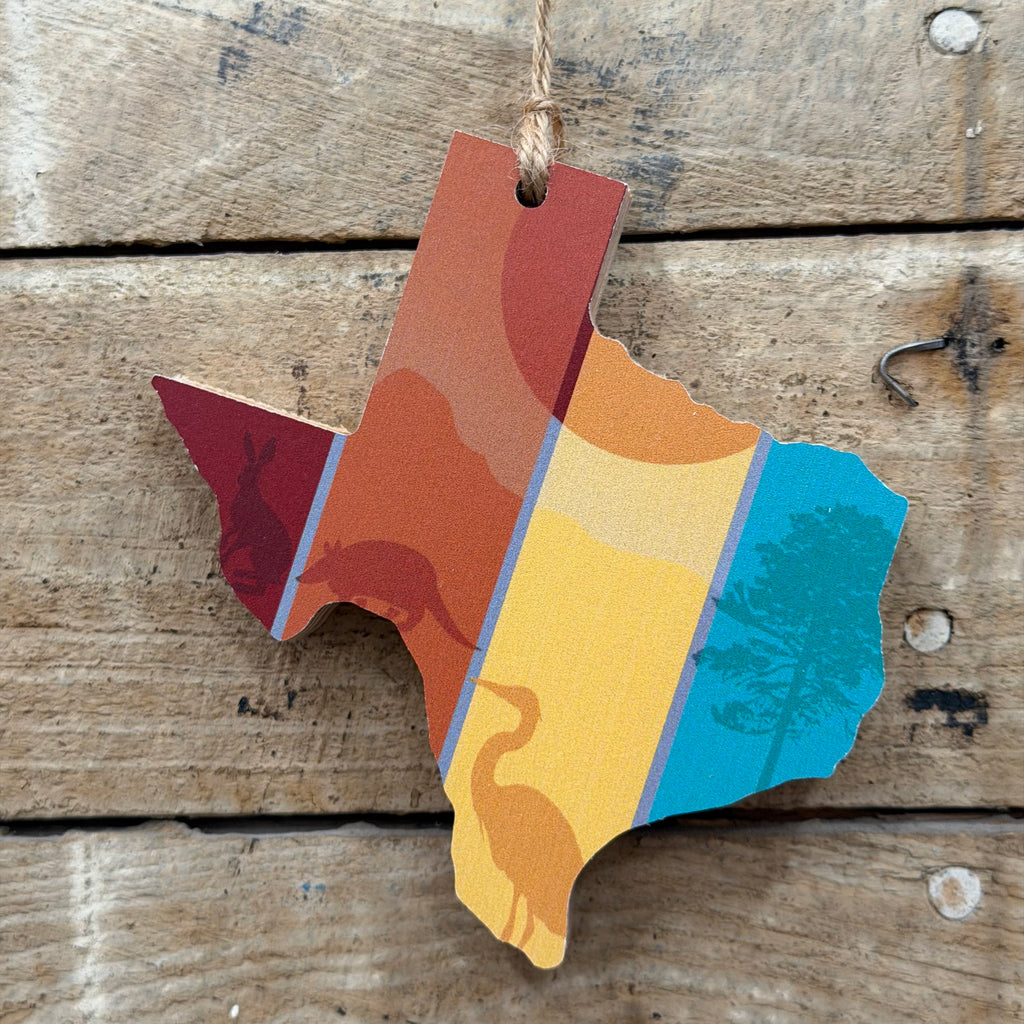 Texas Wood Ornaments