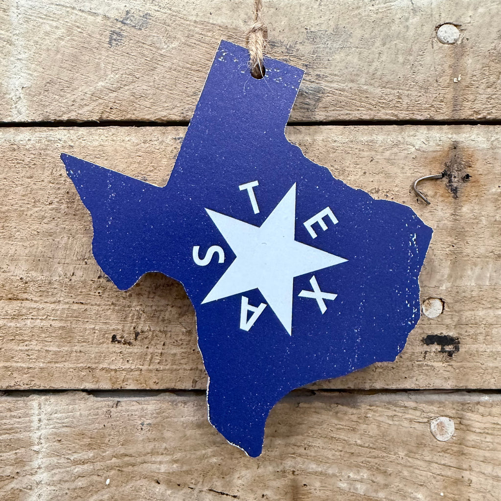 Texas Wood Ornaments