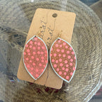 Cher(ish) Hand Painted Wooden Earrings