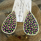 Cher(ish) Hand Painted Wooden Earrings