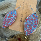 Cher(ish) Hand Painted Wooden Earrings