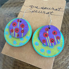 Cher(ish) Hand Painted Wooden Earrings