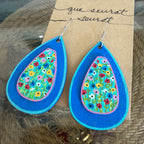 Cher(ish) Hand Painted Wooden Earrings