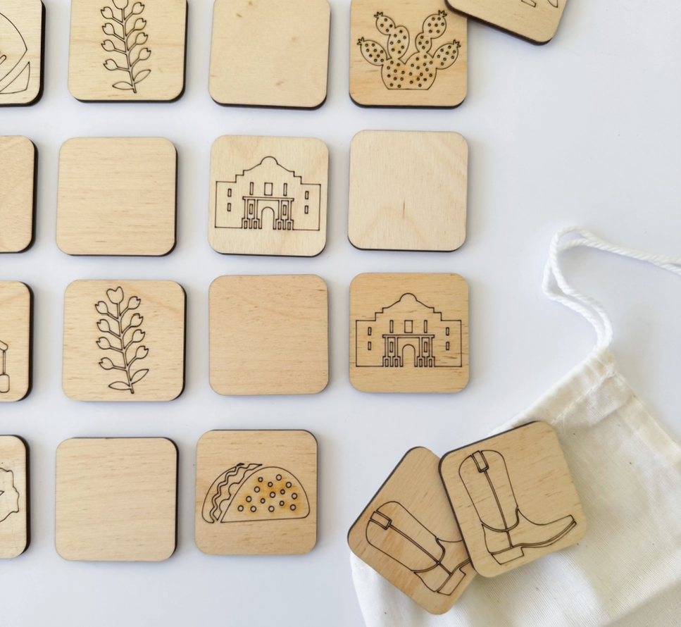 Texas Matching Memory Game