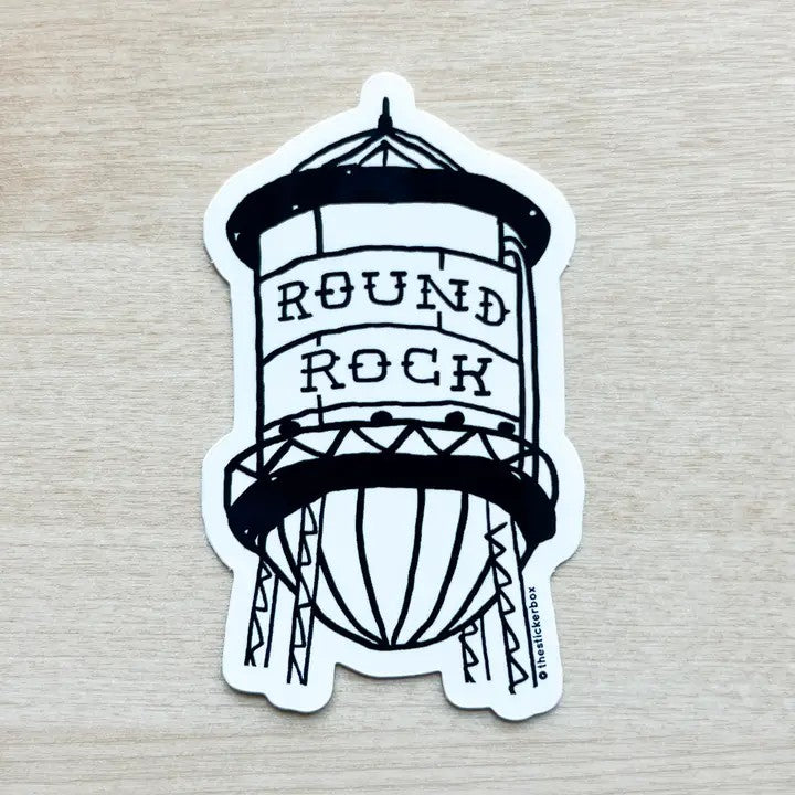 Round Rock Water Tower Sticker