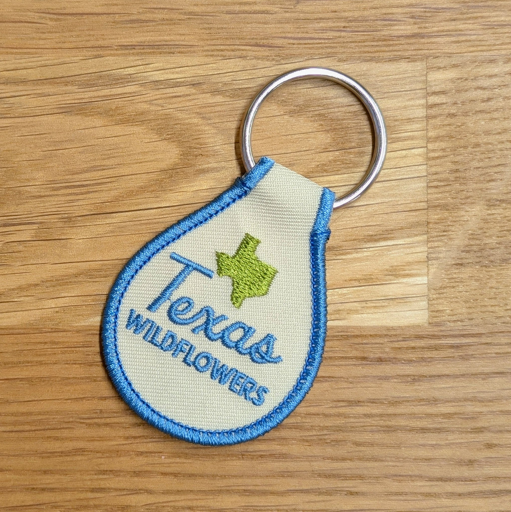 Texas Wildflowers Key Ring
